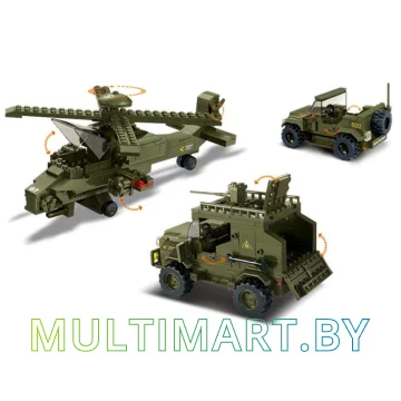 Конструктор Sluban M38-B0309 Элитная бронированная дивизия (683 детали) картинка 5